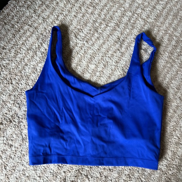 all access NYC workout cropped tank in Cobalt Blue size XS - Picture 1 of 2